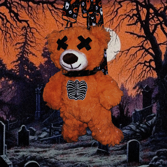 Halloween Skeleton Bear Backpack